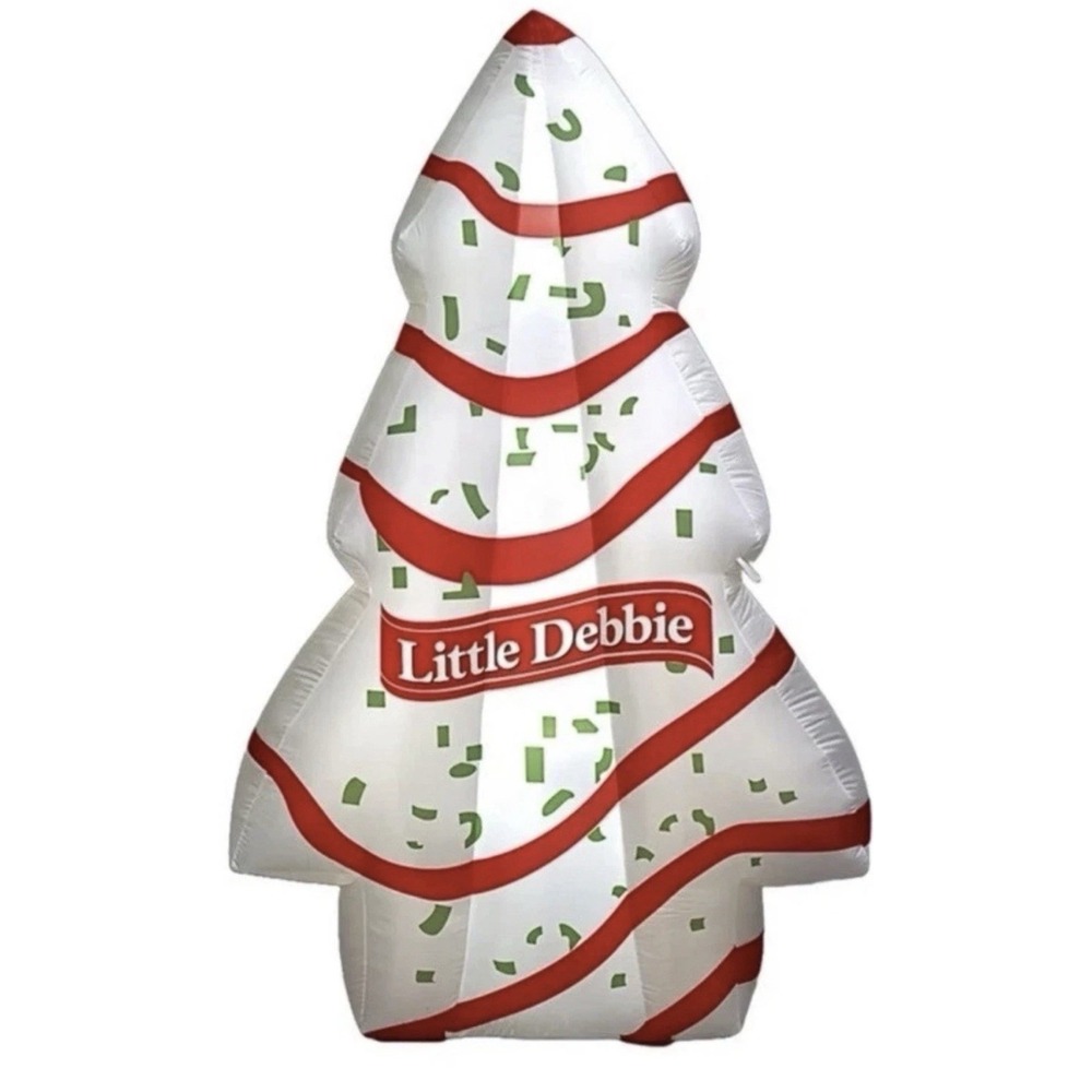 Little Debbie Christmas Tree Cake Inflatable Airblown Holiday Lights 4.5 ft - Picture 5 of 5